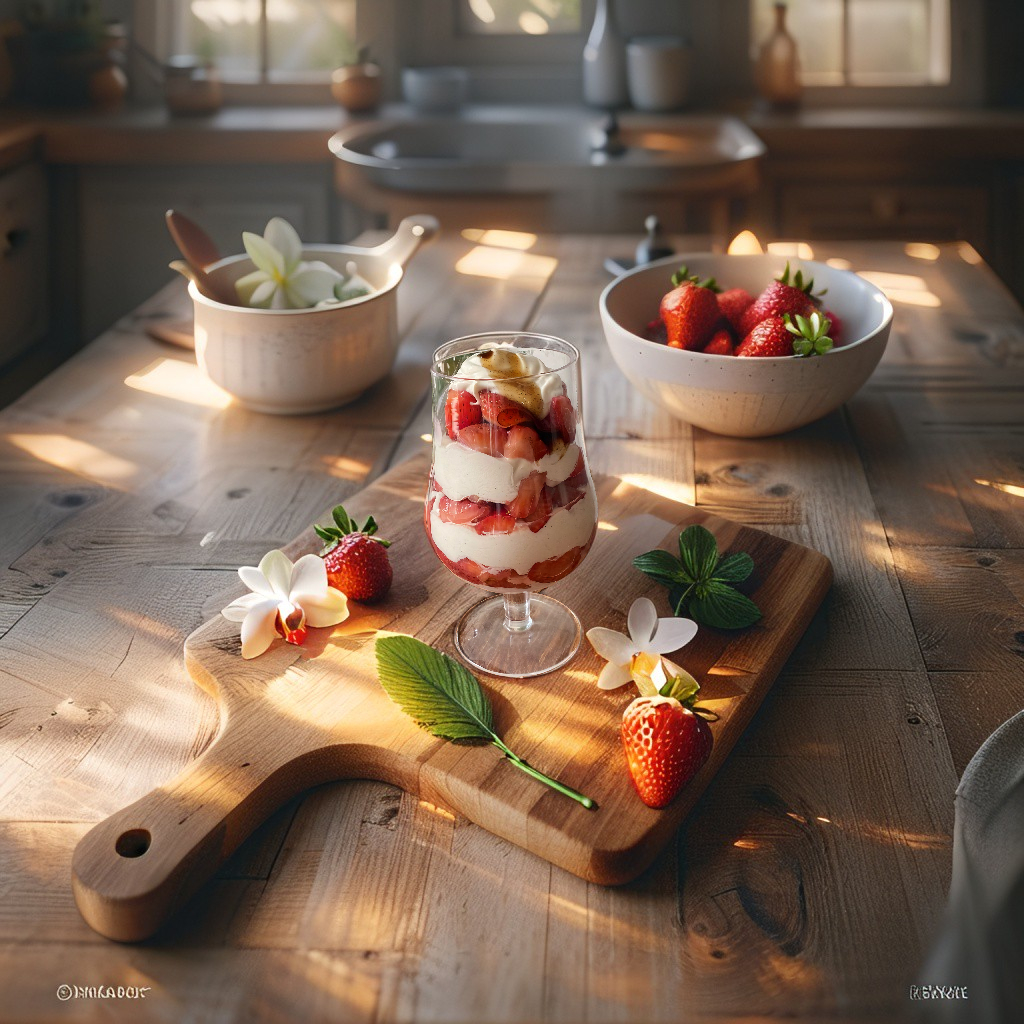 Velvet Vanilla Strawberries & Cream